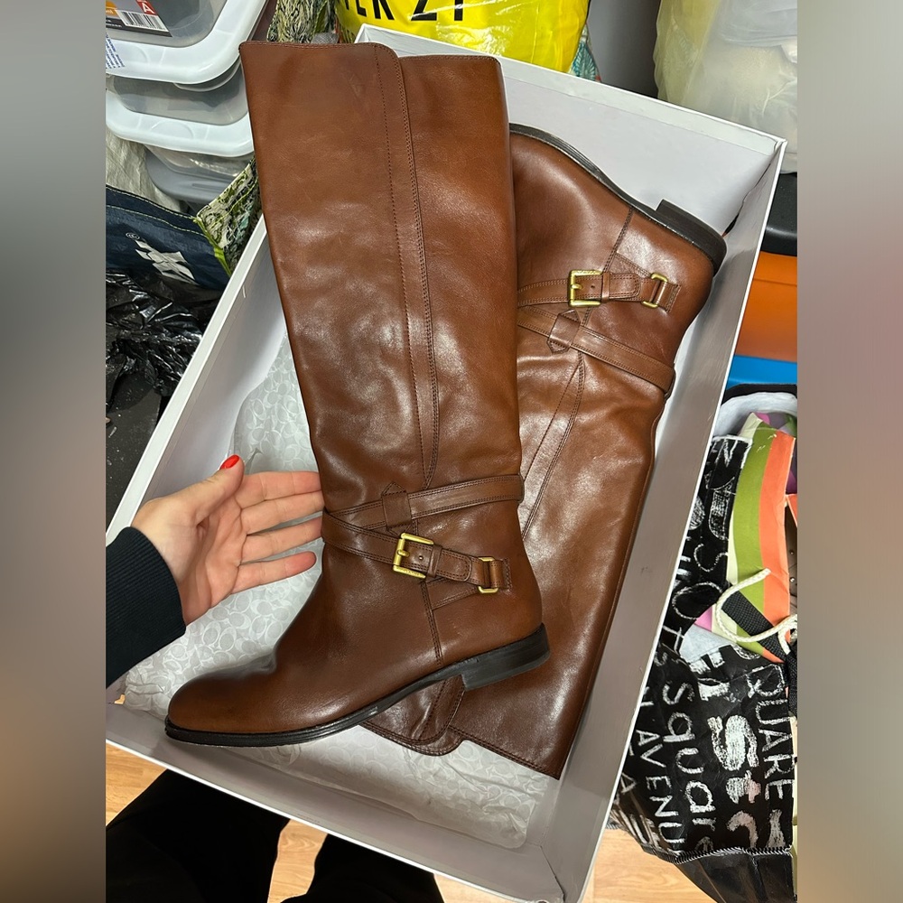 Coach Milana Leather Boot